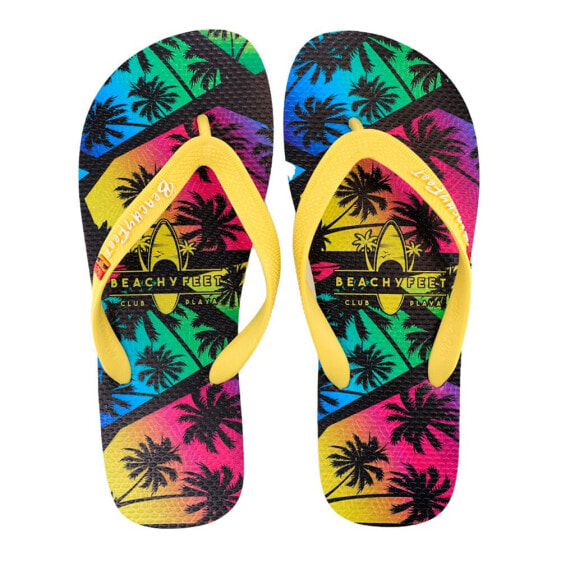 BEACHY FEET Club Tropico Flip Flops