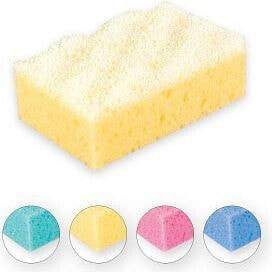 Top Choice Bath sponge &quot;S&quot; mix of 4 colors (30413)