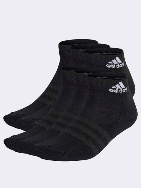 adidas Cushioned Sportswear 6 pack Ankle Socks in black