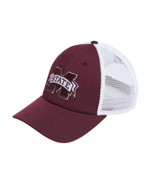 Men's Maroon Mississippi State Bulldogs Mascot Slouch Trucker Adjustable Hat