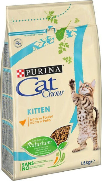 Сухой корм для кошек Purina,CAT CHOW, для котят, 1.5 кг