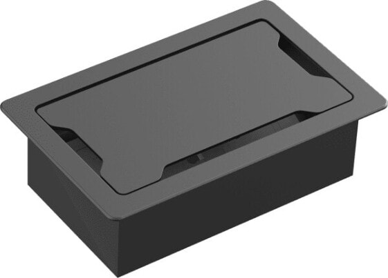 Vision TC3 SURRTB - Cable box - Desk - Plastic - Steel - Black - White