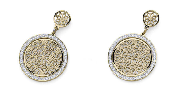 Original gold-plated earrings Ukulan Magic Blossom 23045G