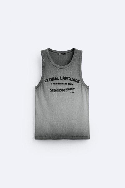 TANK TOP WITH SLOGANS