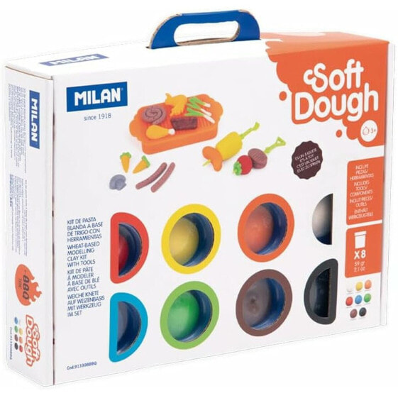 Лепка моделирующая Milan Soft Dough BBQ Разноцветная