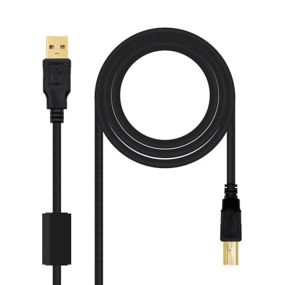 NANOCABLE USB 2.0 To USB B cable 3 m