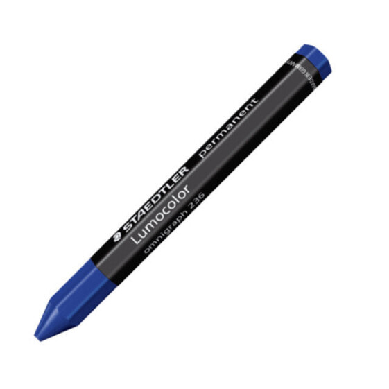 Маркер STAEDTLER Lumocolor 236 - Синий - Черный, Синий - 1,2 см - 1 шт.