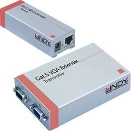 System przekazu sygnału AV Lindy Przedłużacz VGA (extender) adapter na RJ-45 CAT5e/6 Lindy 32537 do 300m