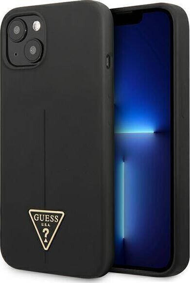 Guess Guess GUHCP13SSLTGK iPhone 13 mini 5,4" czarny/black hardcase Silicone Triangle