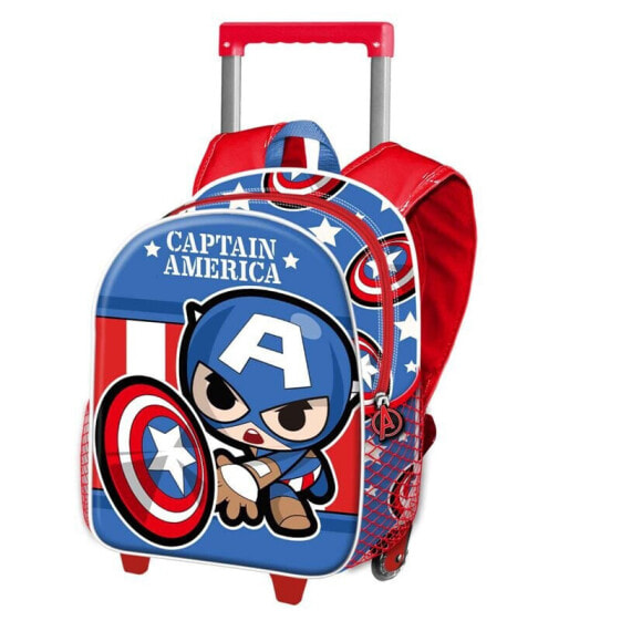 DISNEY 5536 Captain America Let´s Go 3D Backpack