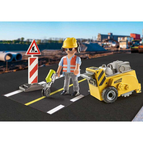 PLAYMOBIL Construction Worker With Edge Cutter