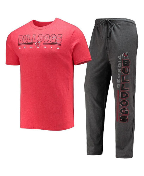 Пижама Concepts Sport Мужская серо-красная модель Georgia Bulldogs Meter