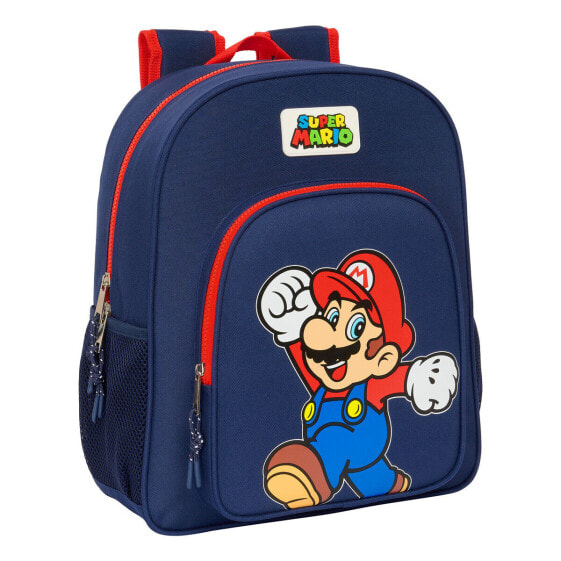School Bag Super Mario World 32 X 38 X 12 cm