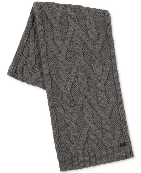 Men's Branches MK Logo Cable Scarf