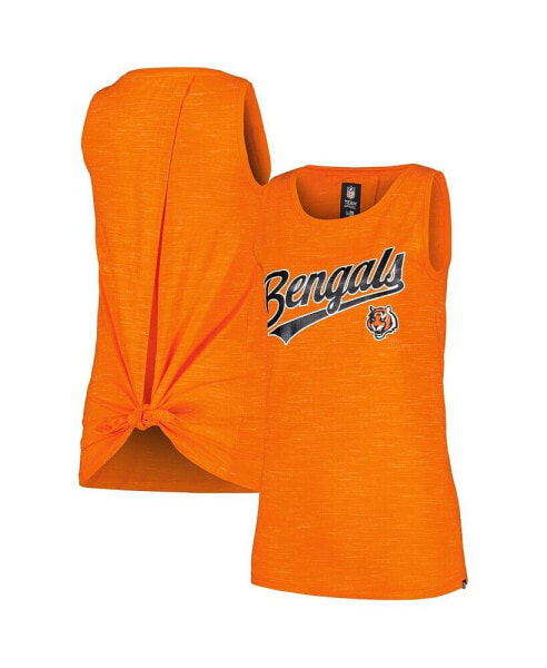 Women's Orange Cincinnati Bengals Space Dye Active Tank Top