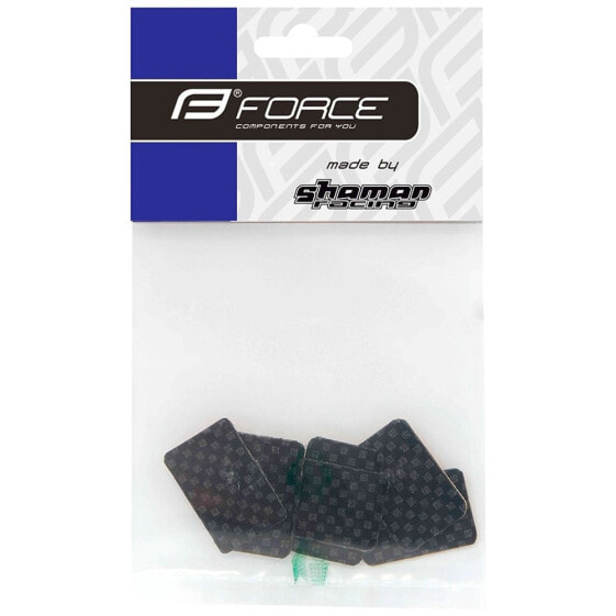 FORCE Carbon Frame Guard Stickers 6 Units