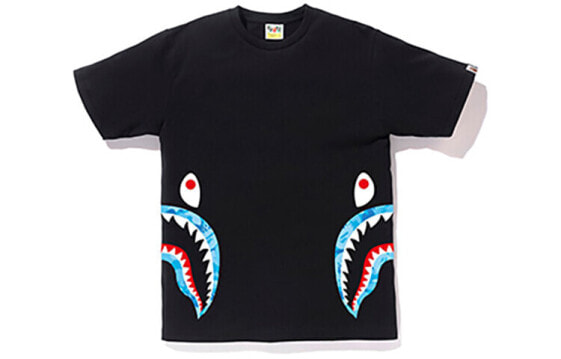 BAPE Fire Camo Side Shark T-Shirt 1F30-110-048