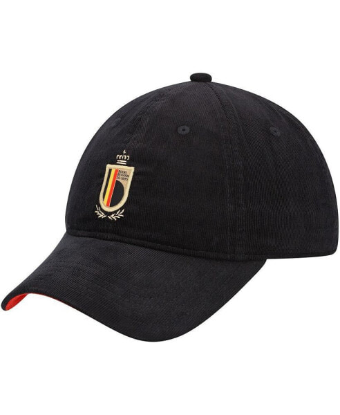 Men's Black Belgium National Team Winter Adjustable Hat