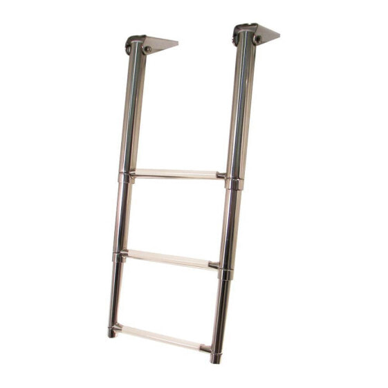 OEM MARINE 3030316 3 Steps Telescopic Stainless Steel Ladder