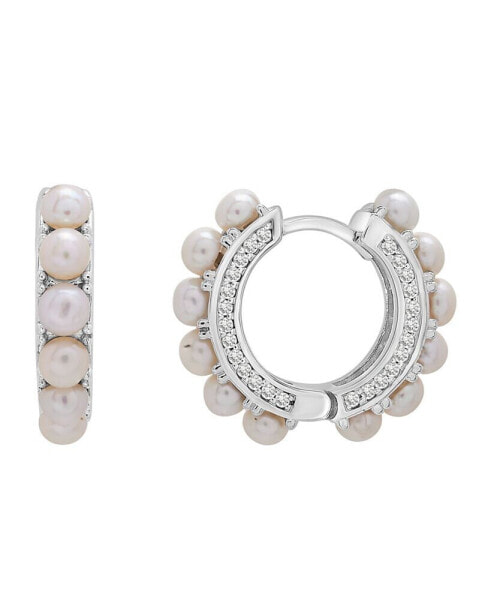 Серьги Macy's Freshwater Pearl Hoop