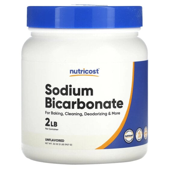 Минералы и микроэлементы Nutricost Сода бикарбонат, без вкуса, 2 фунта (907 г)