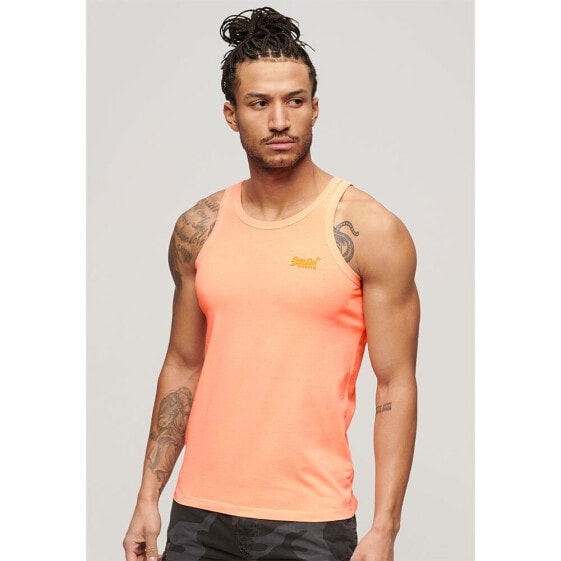 SUPERDRY Essential Logo Neon sleeveless T-shirt