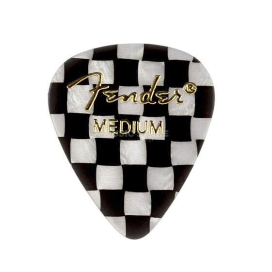 Fender Picks 351 Checker Medium 12er Set Premium Celluloid