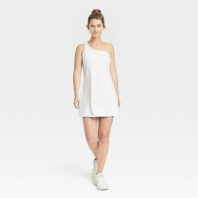 Women's Asymmetrical Dress - All in Motion White L