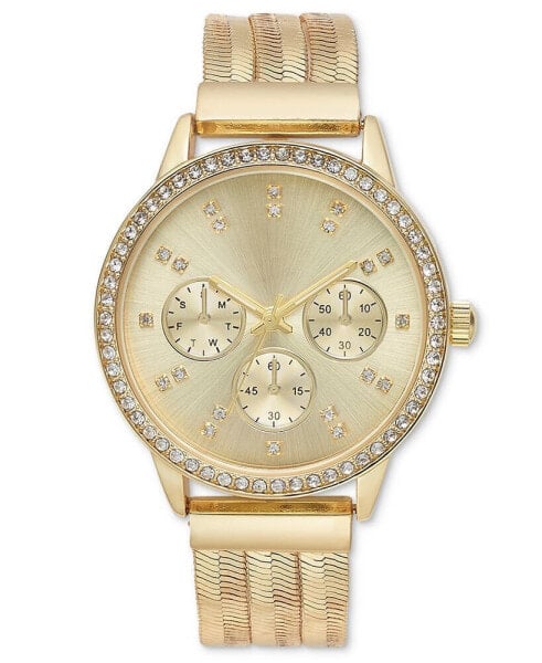 Women's Gold-Tone Mesh Bracelet Watch 38mm, Created for Macy's