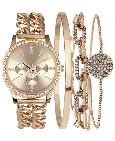 Women's Bracelet Watch 36m Gift Set, Created for Macy's