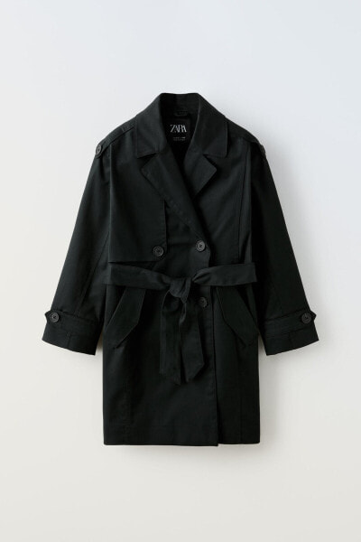 Пальто для девочек ZARA Long trench coat