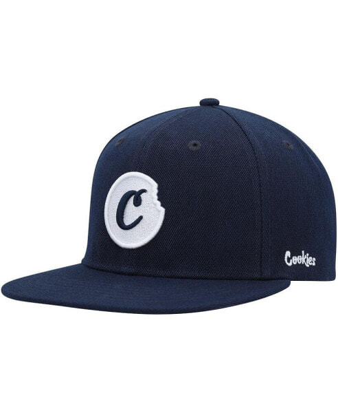 Бейсболка мужская Cookies Navy C-Bite Snapback.