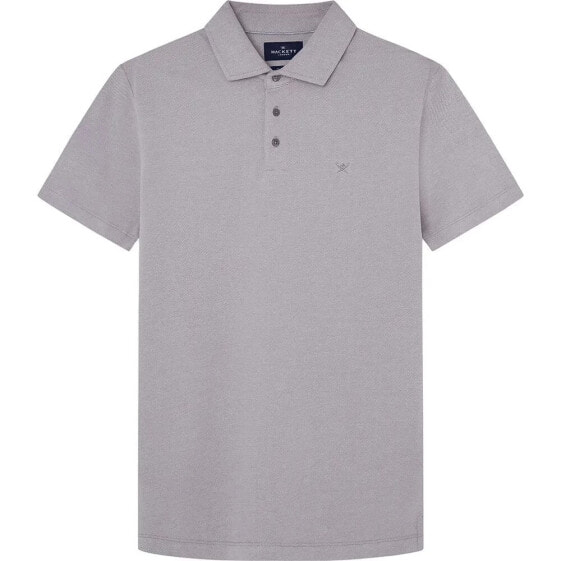 HACKETT Twill Jacqd short sleeve polo