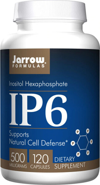 Jarrow Formulas IP6 Inositol Hexaphosphate Гексафосфат инозитола 500 мг 120 капсул