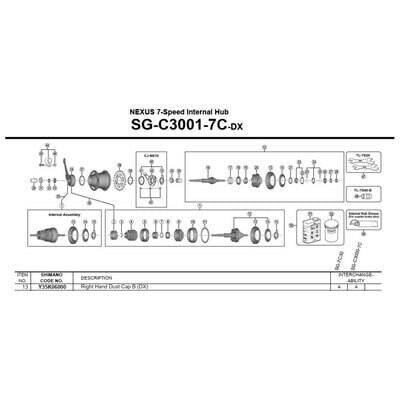 SHIMANO SG-7C18-B Right