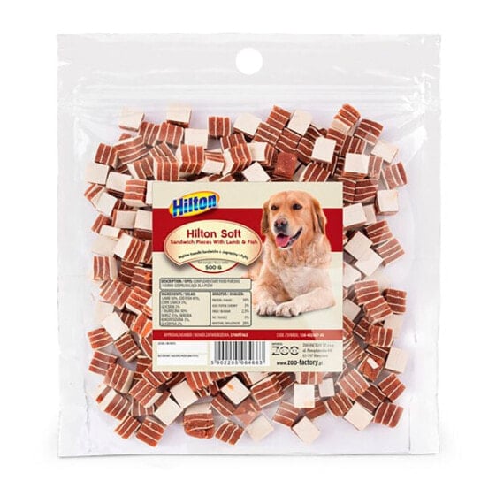 HILTON Sandwich Pieces With Lamb And Fish 500g Dog Snack