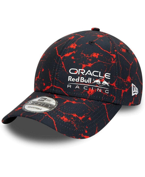 Men's Navy Red Bull F1 Racing Allover Print 9FORTY Snapback Hat