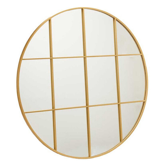 Настенное зеркало Круглый Позолоченный Металл (100 x 2,5 x 100 cm)