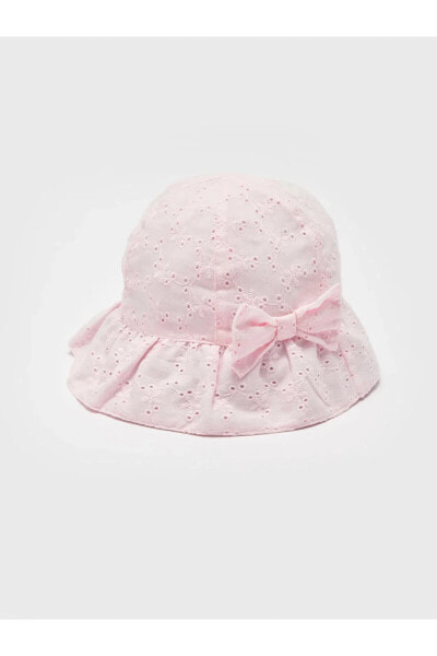 LCW baby Fiyonk Detaylı Kız Bebek Bucket Şapka