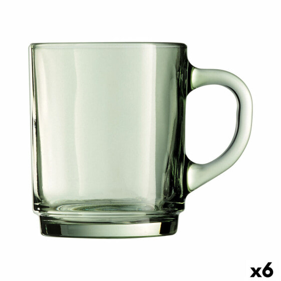 Стеклянная чашка Luminarc Alba Зеленый 250 мл (6 штук)