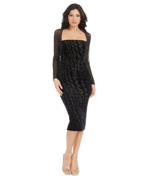 Women's Kimora Velvet Bodycon Dress