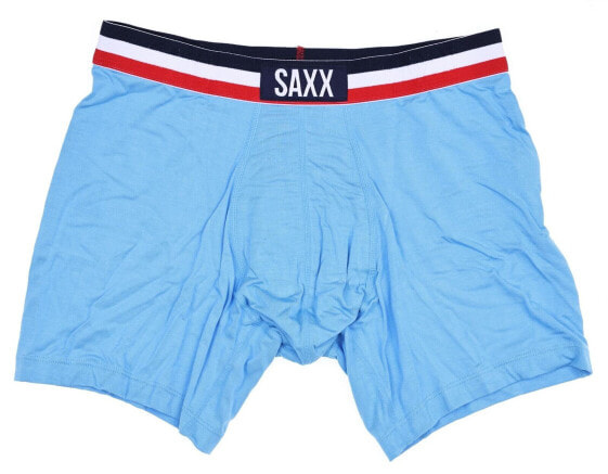 Мужское белье SAXX 285023 Classic Boxer Briefs голубого цвета размер X-Large