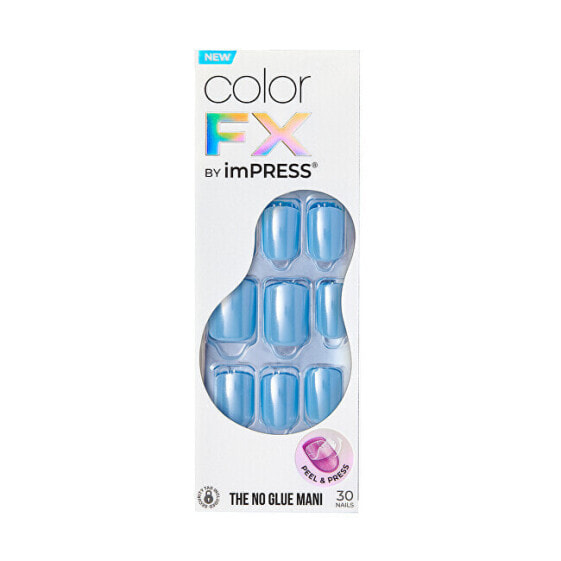 Glue-on nails ImPRESS Color FX - Meta 30 pcs