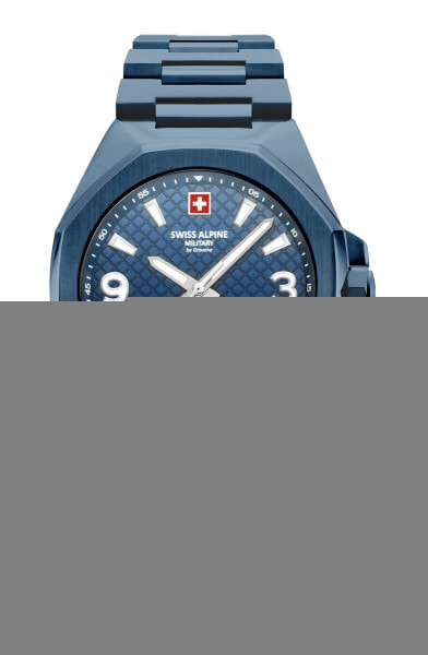 Swiss Alpine Military Herren Armbanduhr 42 mm Avenger blau 7005.1195