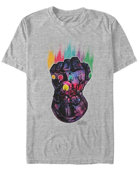 Marvel Men's Avengers Infinity War Galaxy Gauntlet, Short Sleeve T-shirt