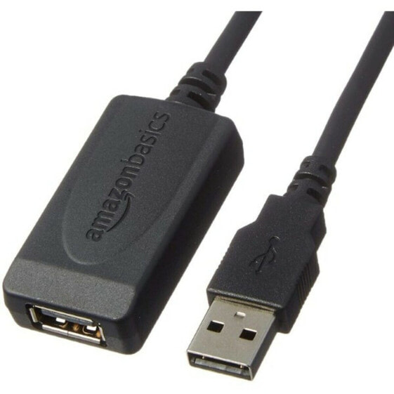 USB-кабель 480 Mbps "Папа"/"Мама" 9,75 m Чёрный (Пересмотрено A+)