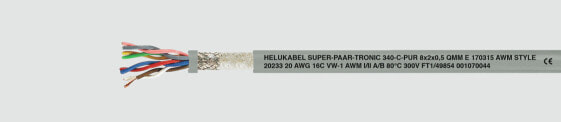Helukabel 49841 - Low voltage cable - Grey - Cooper - 0.34 mm² - 52.2 kg/km - -30 - 80 °C