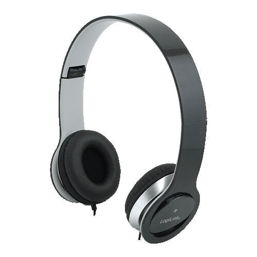 LogiLink HS0028 - Kopfhörer - Kopfband - Anrufe & Musik - Schwarz - Binaural - 1,2 m