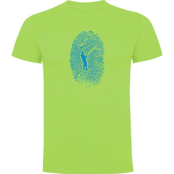KRUSKIS Angler Fingerprint short sleeve T-shirt