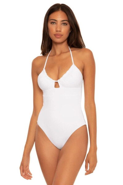 Becca by Rebecca Virtue Color Code Candice Multi Way One-Piece White SM 305269